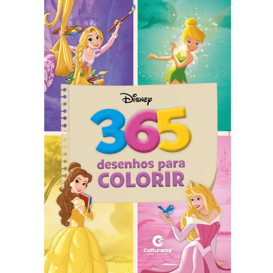 365 Desenhos para Colorir - Princesas Disney