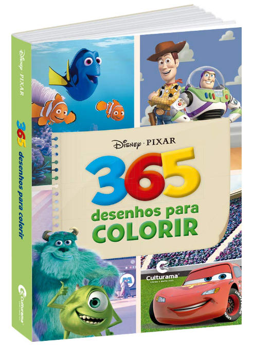 365 Desenhos para Colorir Disney Pixar